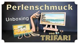 Perlen Schmuck von TRIFARI aus den 60er Jahren neu in meinem Online Shop Unboxing