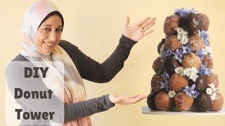 How To Make A Beautiful Donut Holes Tower | Impressive Idea For Sweetstable