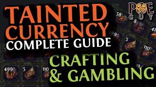 PoE 3.24 - TAINTED CURRENCY COMPLETE GUIDE // Straight to the point & with visual exemplification