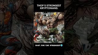 Top #5 strongest Kryptonians #superman #dc #dcu #dccomics #edit #superheroes #shorts #justiceleague