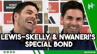 CANNOT even get changed TOGETHER! Arteta on SPECIAL Lewis-Skelly & Nwaneri bond