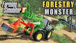 FS19- THE FORESTRY BEAST HAS WOKEN! MULTIPLAYER LOGGING EP #1