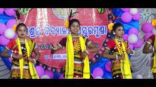 Nari sikshya pancha rashi folk Dance Ashram school Asurmunda Annual function 2023