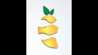 Create a Mango slice logo in Adobe Illustrator with Shape Builder