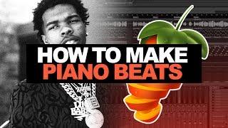 HOW TO MAKE A PIANO BEAT FROM SCRATCH (LIL BABY) |  FL Studio Tutorial