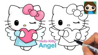 How to Draw Hello Kitty Love Angel  Sanrio