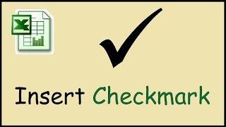 How to type checkmark symbol in Excel