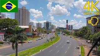 Atravesando Uberlândia • Viaduto novo, Brasil 4k • 