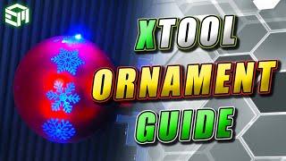 How to Engrave Christmas Ball Ornaments xTool F1 Ultra, and xTool S1, With and Without the RA2