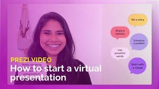 How to start a virtual presentation: 5 public speaking techniques