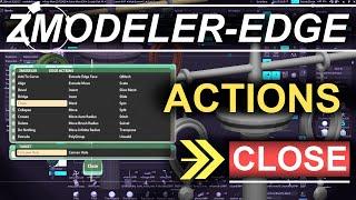 ZBrush - ZModeler Edge(Actions) - "Close"