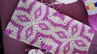 how to make crochet square motif/crochet granny square/crochet square/@beautyofcrochet4345