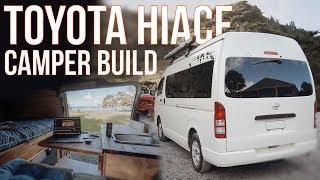 Toyota Hiace Camper Build NZ - Walk around, 7 Day Build #vanlife