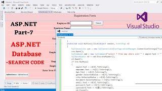 Part 7-Asp.net search code in Marathi | asp.net database | asp.net tutorial | asp.net in marathi