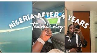 I FLEW BACK TO NIGERIA AFTER 4 YEARS.... *TRAVEL VLOG*