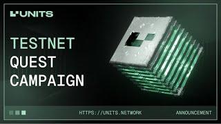 [GRATIS] UNITS NETWORK TESTNET AIRDROP CONFIRMED!!