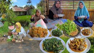 Pulang Nyamungan, Metik Genjer Muda dan Kurawet Galeung Di Sawah, Masak Nikmat Bareng Ua Nani