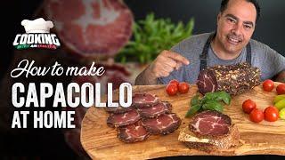 How to MAKE Capocollo / Capicolo at home, CURE and AGE authentically by an Italian