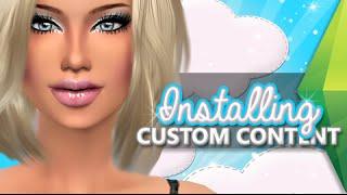 The Sims 4 | How To | Install Custom Content + Fix Blue Hair Glitch.
