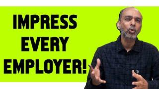 ONE THING THAT IMPRESSES EVERY EMPLOYER | ASPIRATION JOBS | SARABJEET SACHAR