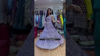 Purple Sparkling Engagement Lehenga CholiShopping in Chandni Chowk#ashortaday #lehenga #shadi