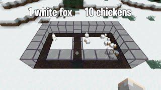 1 fox vs 10 chickens