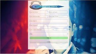 how to create a registration form  design in asp.net