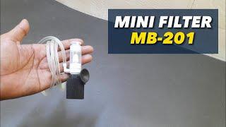 Mini Filter MB201 using aerator for small fish tanks