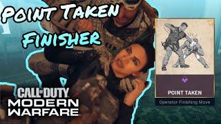 Point Taken Finishing Move (SOAP OPERATOR BUNDLE) | Call of Duty Modern Warfare