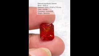 mandarin Garnet sebesar ini mas bro. lokasi : Jakarta gems center Lt Act 038.