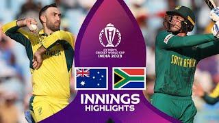 Australia ve South Africa semi final match icc world cup 2023 highlights | Aus vs Sua