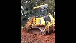 Komatsu D51EX Bulldozer Managing Backyard Land