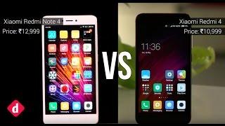 Xiaomi Redmi 4 Vs Xiaomi Redmi Note 4 | Digit.in