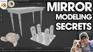 Modeling with the MIRROR MODIFIER in Blender - You NEED to Do This!