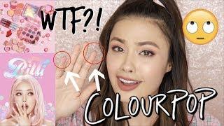 BITTI x COLOURPOP | PonysMakeup Full Collection Review... what is this?