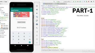 App - Meter to Inches | unit converter app for android | Part-1