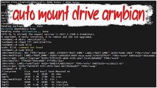 Auto Mount Drive Armbian Linux