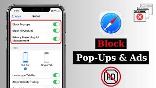 How To Block Ads & Pop-Ups On Safari iPhone | Turn On Ad Blocker For Safari Browser