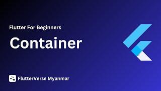 Container [ Flutter Course for beginners to advanced ]