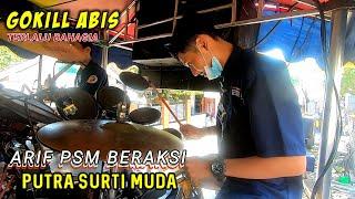 DRUMCAM Arif PSM yang Viral beraksi lagi Terlalu Bahagia Cover Team Gorek