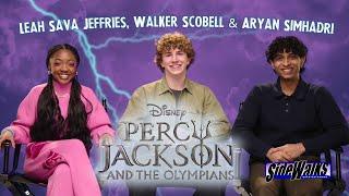 Walker Scobell, Leah Sava Jeffries and Aryan Simhadri talk Percy Jackson and the Olympians