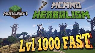 POWER LEVELING Herbalism - MCMMO Minecaft