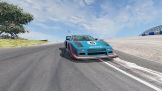 West Coast Raceway Hotlap with the Group 5 Bolide | BeamNG drive