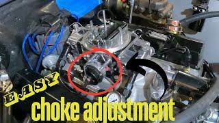 Quick and Easy Choke adjustment on your Carburetor