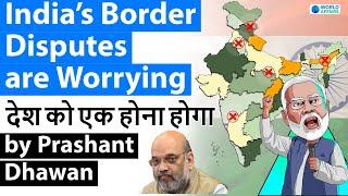 India’s Border Disputes are Worrying देश को एक होना होगा | Assam Mizoram Dispute