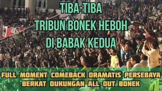 DUKUNGAN ALL OUT BONEK DI BABAK KEDUA BIKIN PERSEBAYA COMEBACK DRAMATIS