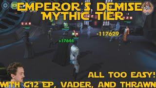 Emperor's Demise Mythic Tiers I, II, and III - Using CLS lead Rebels, and Crushing Tier III