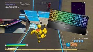 Steelseries apex 3 ASMR chillSatisfying keyboard fortnite 60 FPS Smooth 1080p