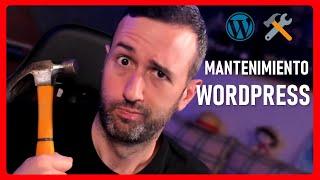 MANTENIMIENTO WORDPRESS  Cómo hacer mantenimiento mensual profesional de páginas web en WordPress