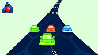 Color Road ! Car Challenge Levels Gameplay Part 35 android, ios
